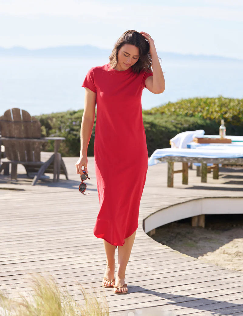 Harper Maxi Dress Double Decker Red