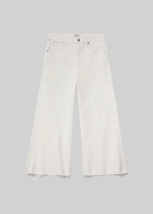 Lyra Wide Leg Crop Soft White