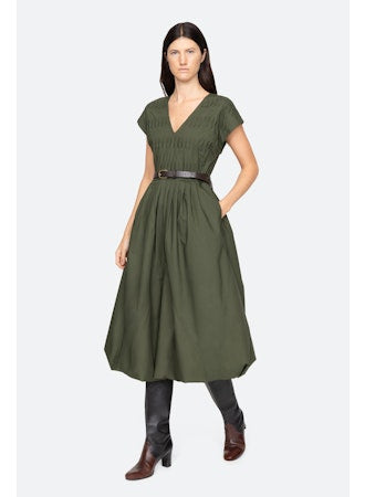 Sullivan Belted Bubble Dress Ivy