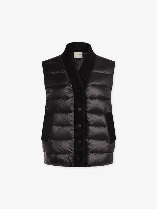 Colwyn Combo Boxy GIlet - Black