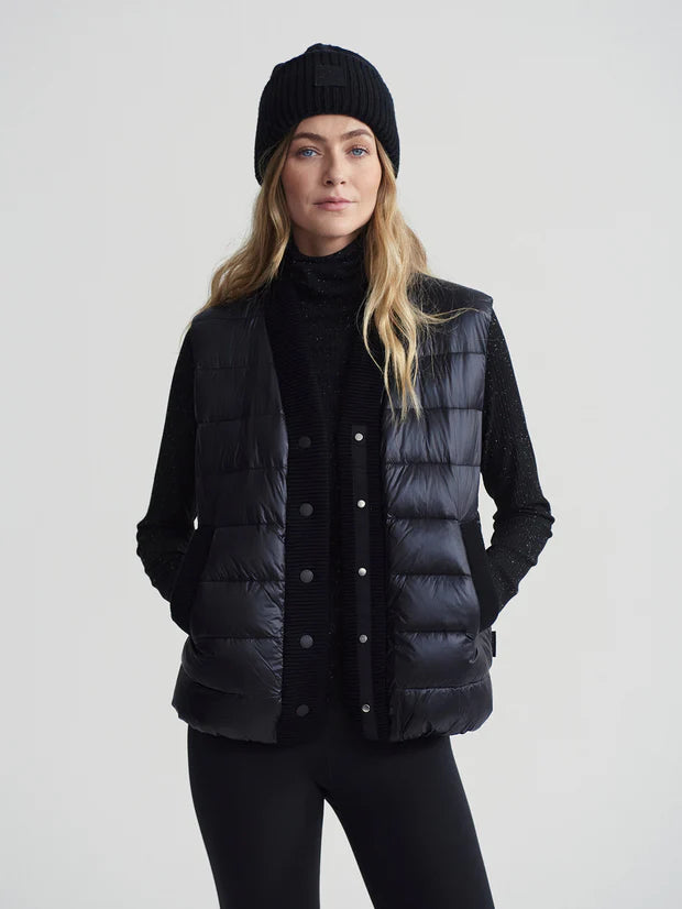 Colwyn Combo Boxy GIlet - Black