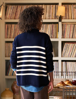 Monterey Sweater Navy/Ivory