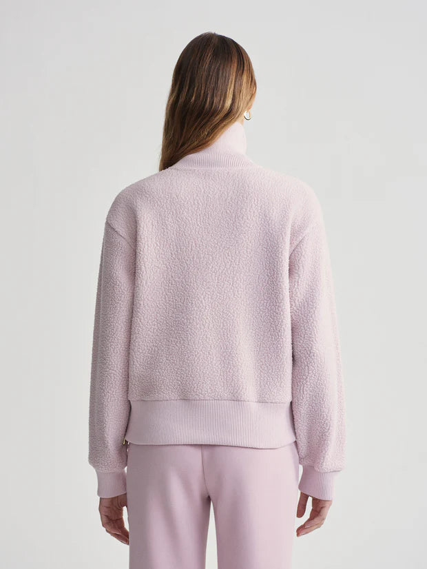 Roselle Half Zip Fleece Burnished Lilac