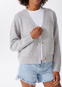 The Cashmere Cardigan Foggy Grey