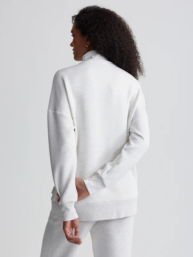 Masie Longline Sweat Ivory Marl