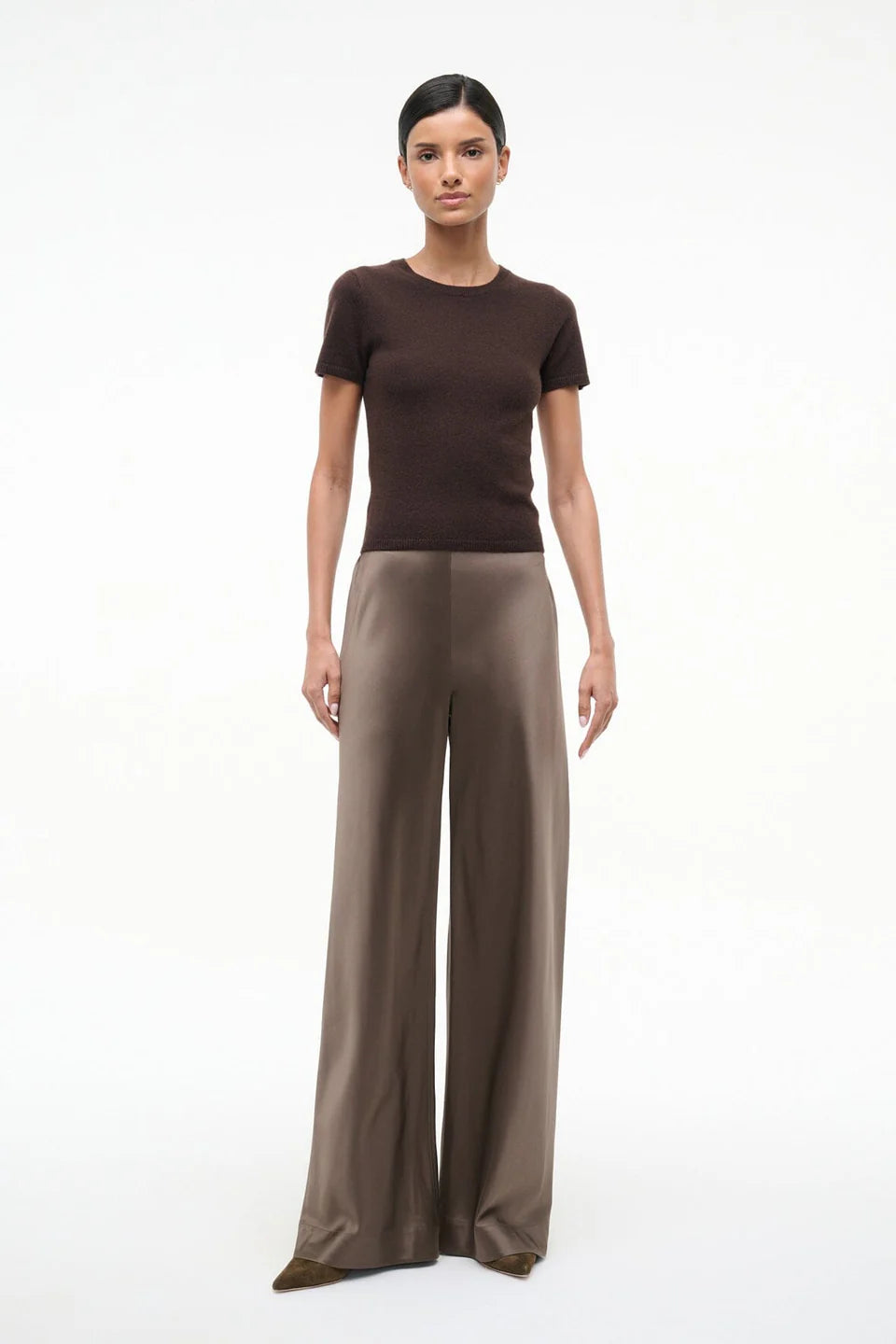 Stroll Silk Pant Truffle