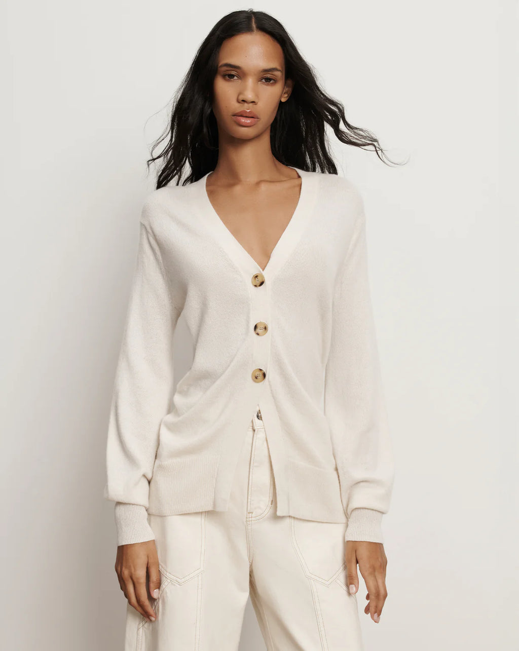 Lamotte Cashmere Cardigan Ivory