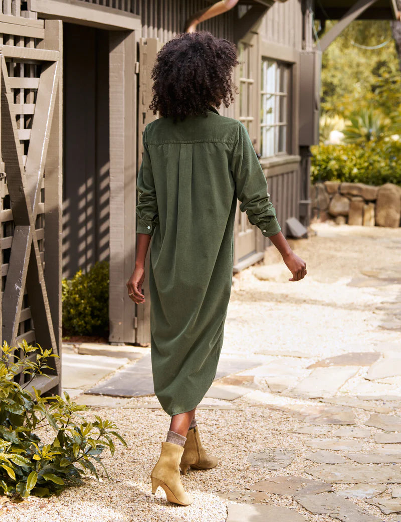 Rory Maxi Shirtdress Forest