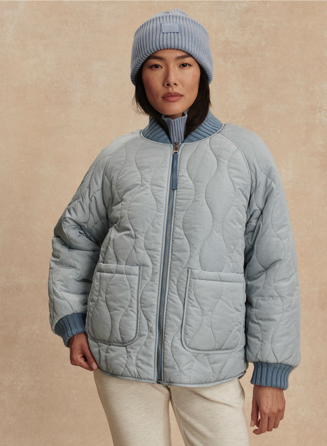 Serina Reversible Jacket Coronet/Ashley Blue