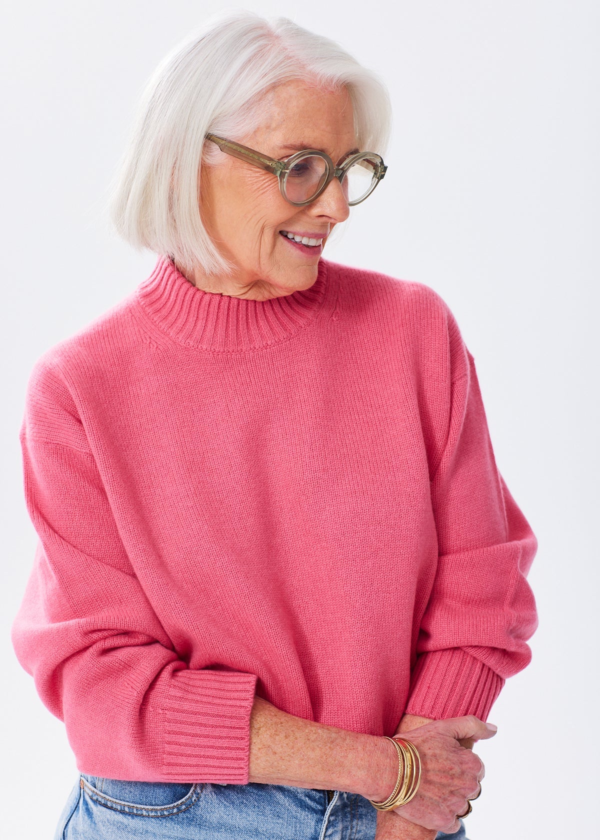 The Cashmere Crewneck Tulip