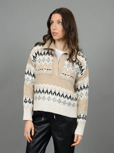 Adwoa Polo Neck Pullover Natural