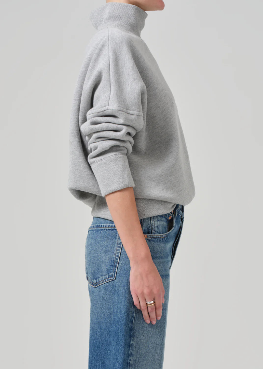 Cara Turtleneck Heather Grey