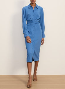 Loxley Dress Blue Coast  Twill