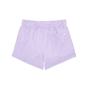 Boys Lavender Micro Stripe Boardie