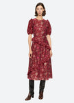 Famke Print Puff Sleeve Dress