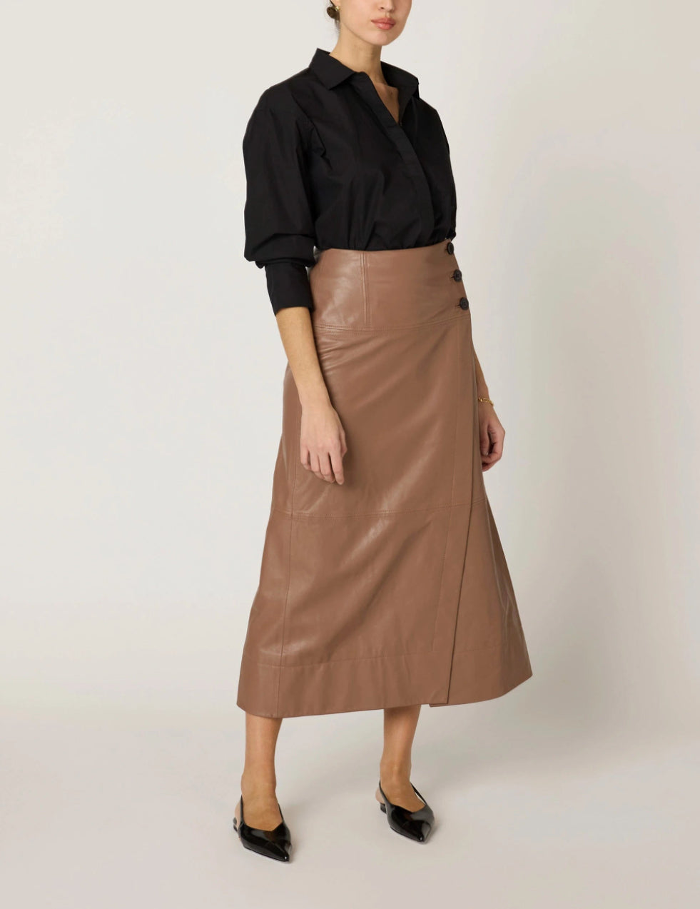 Livia Midi Skirt Woodrose