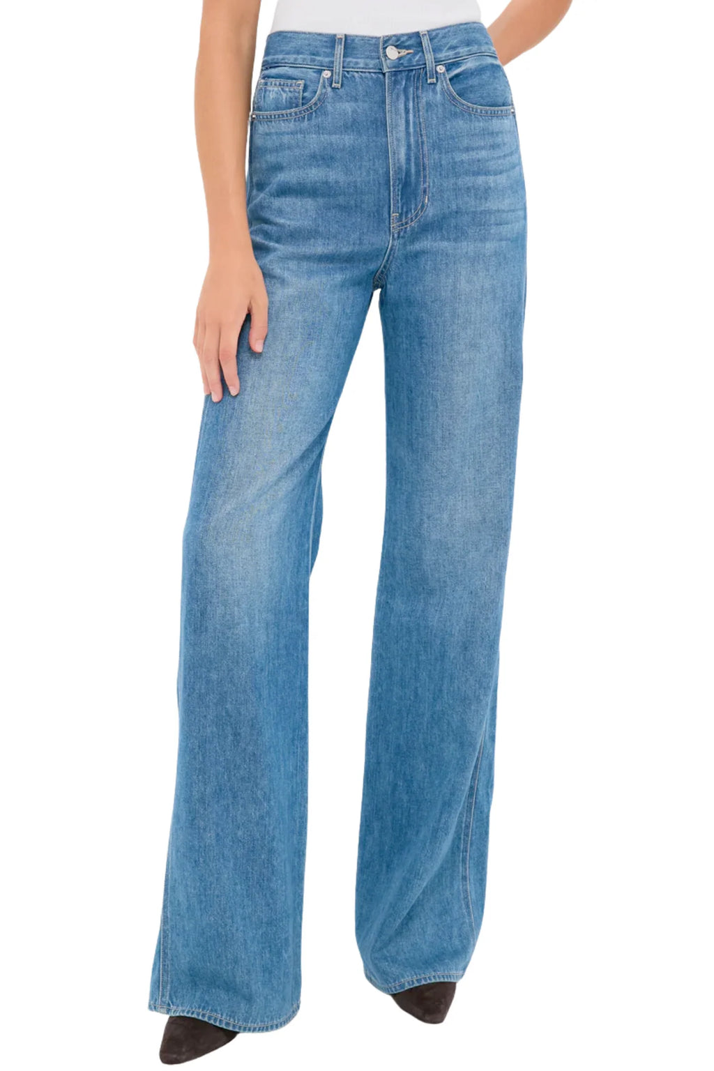 Taylor High Rise Wide Leg French Kiss