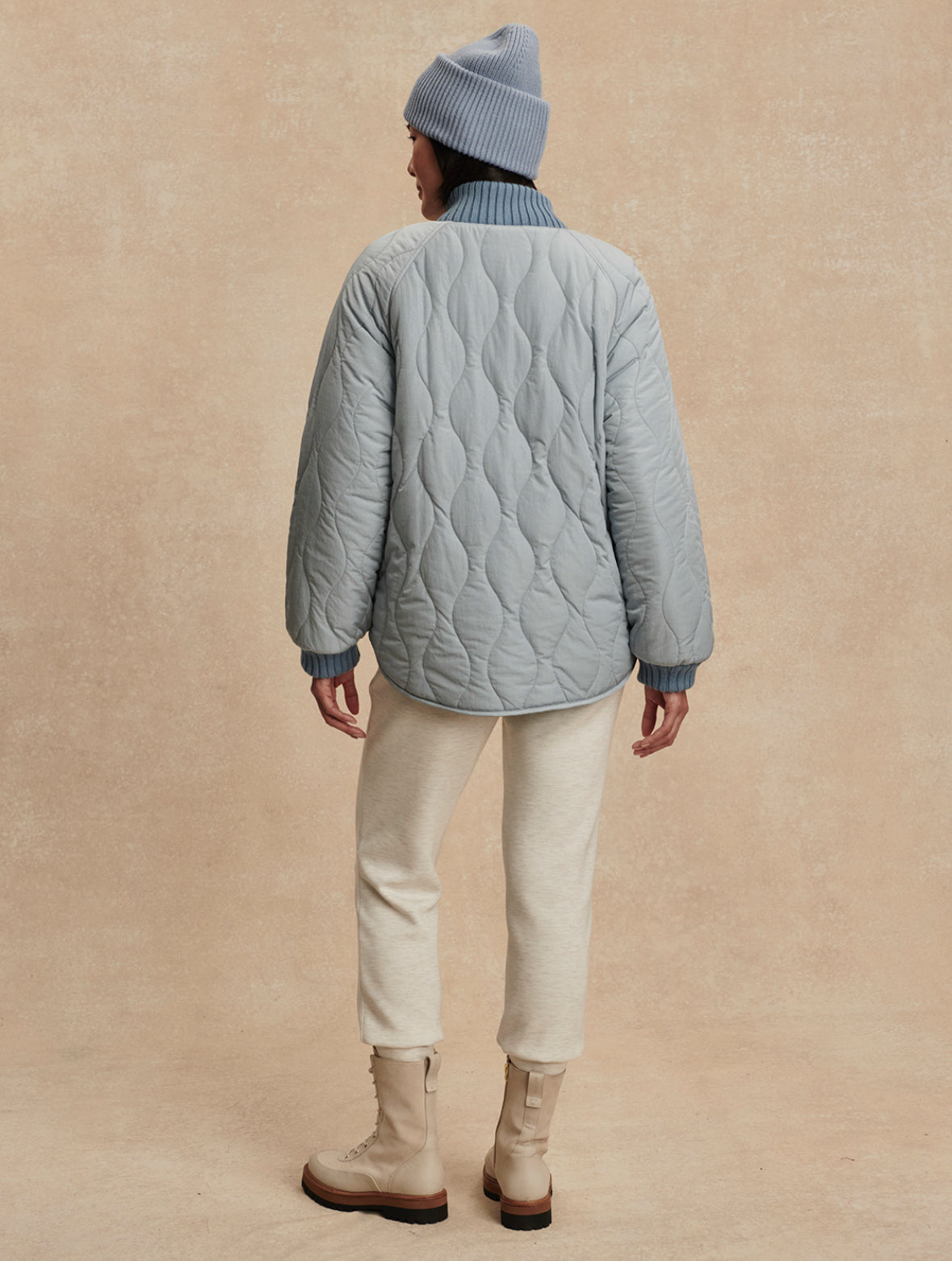 Serina Reversible Jacket Coronet/Ashley Blue