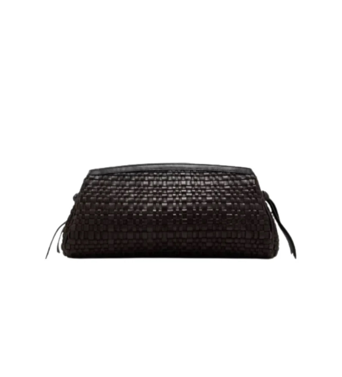 Maude Convertible Clutch Black Woven