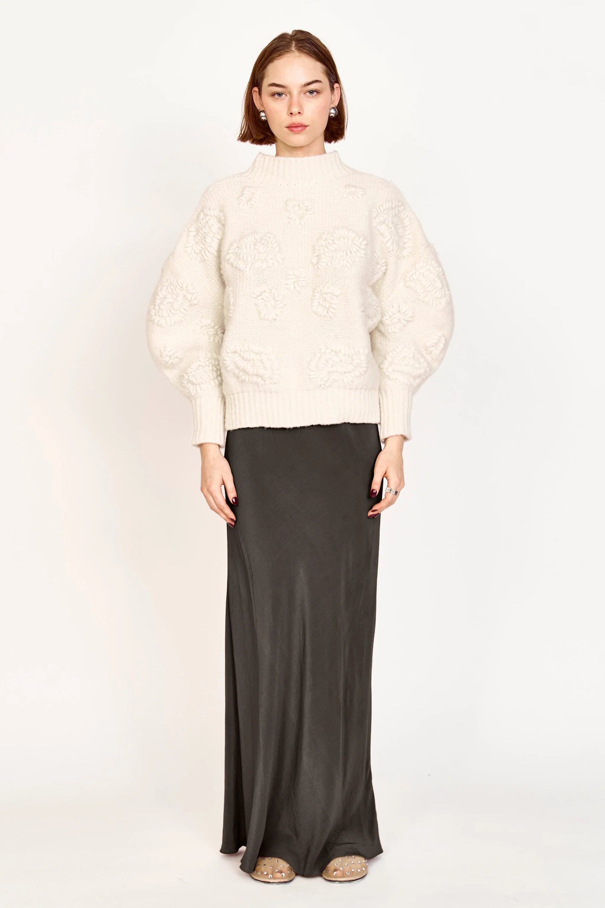 Cusco Waterlily Pullover Ivory