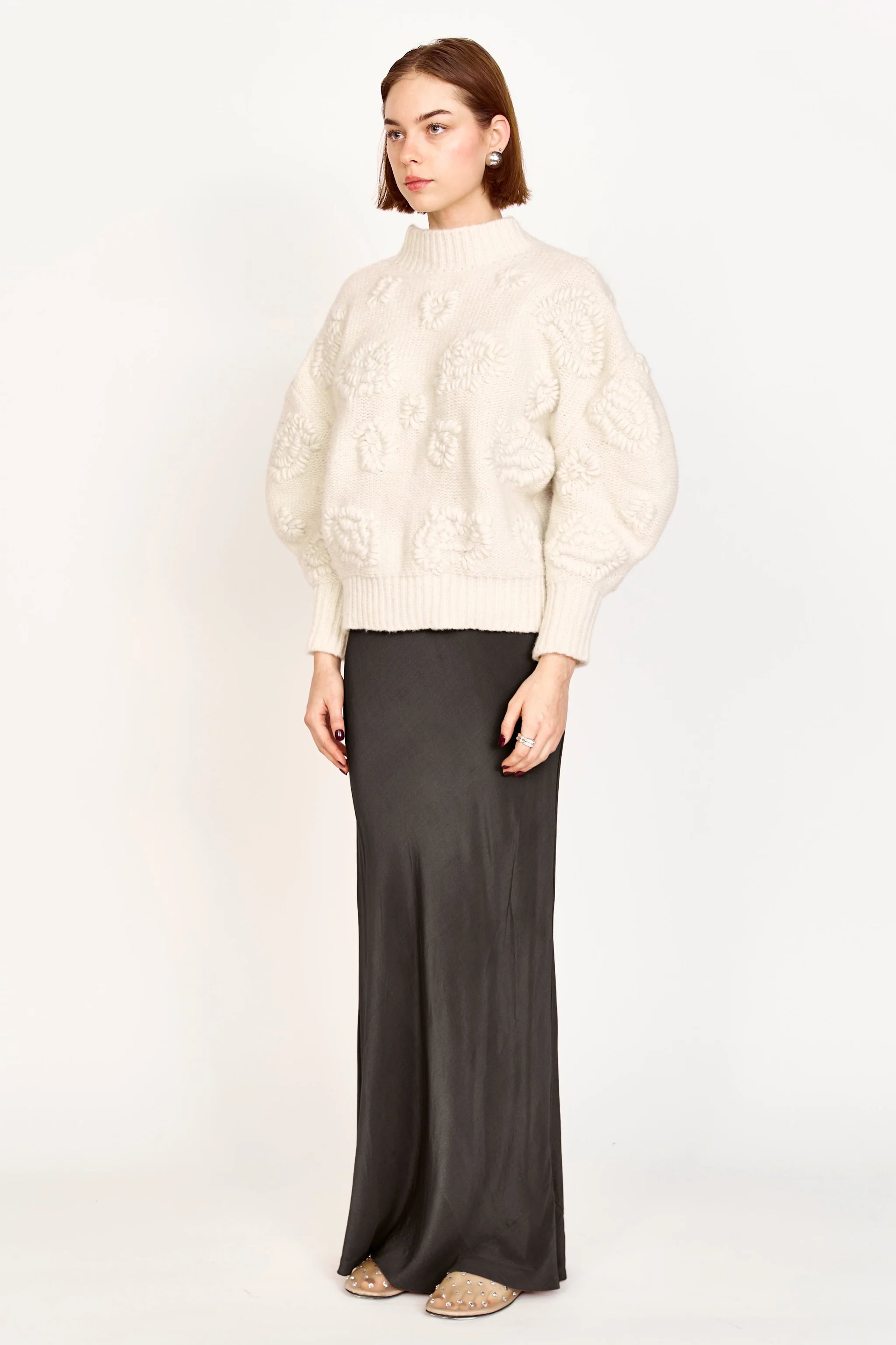 Cusco Waterlily Pullover Ivory