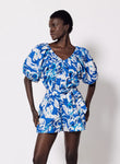 Thalia Romper Azure Print