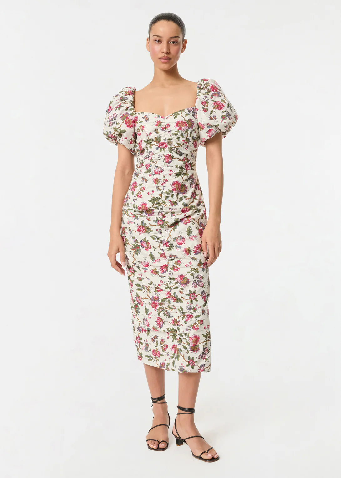 Tessa Dress Macadamia Morlaix Fleur