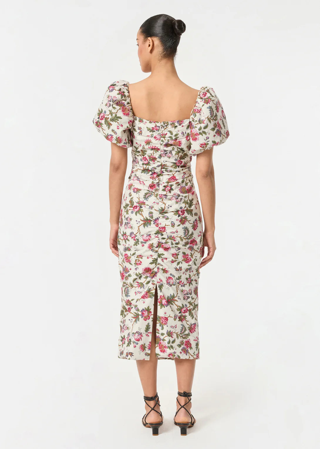 Tessa Dress Macadamia Morlaix Fleur