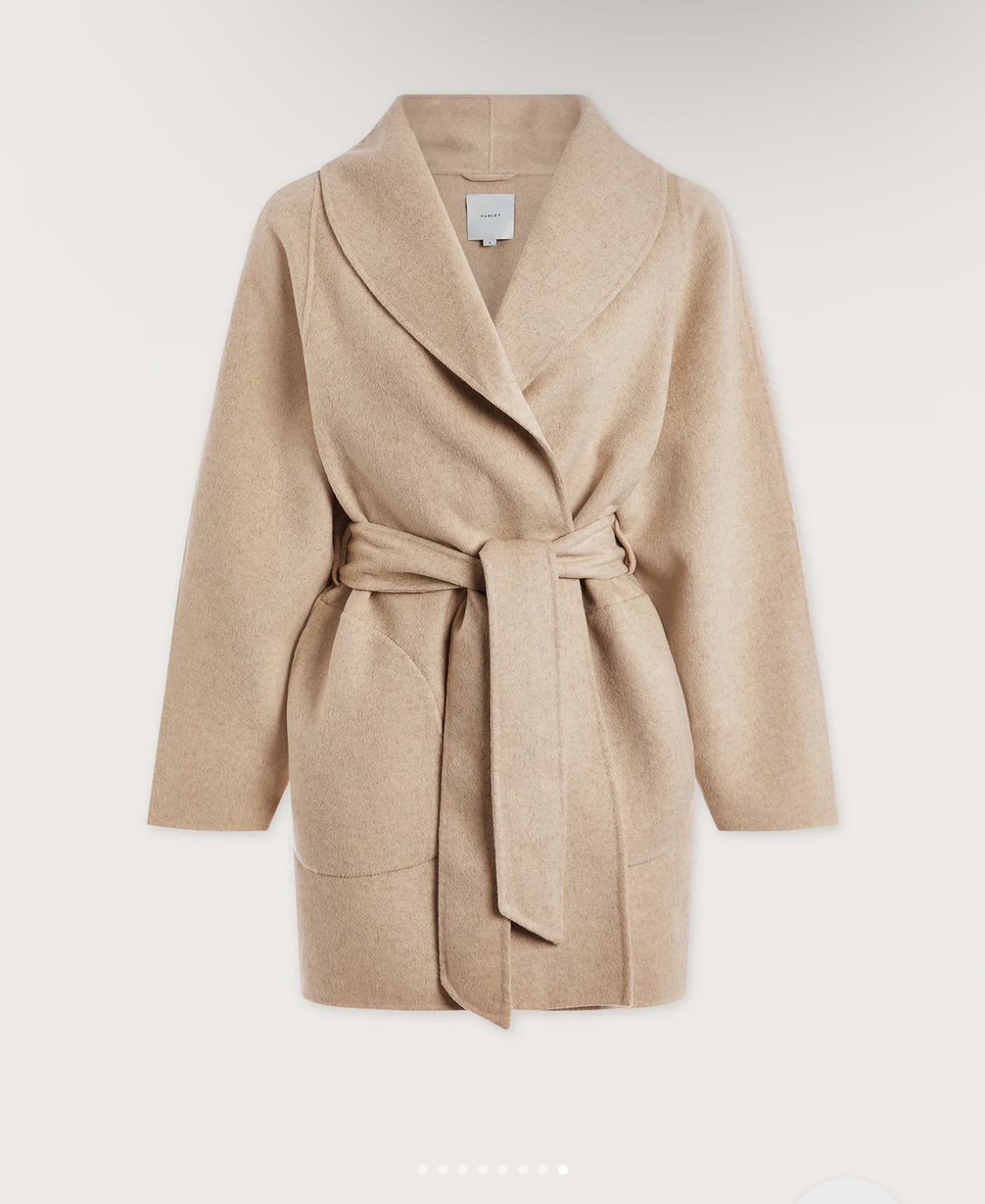 Edgemere Wrap Jacket Pumice Stone