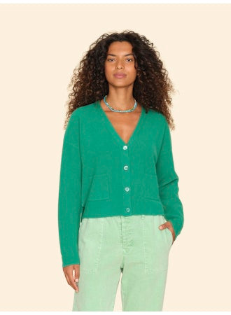 Trudie Cardigan Gulf Green