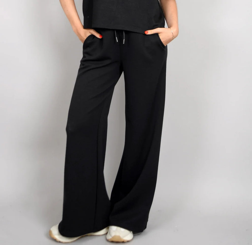 Erika Drawstring Pants Black