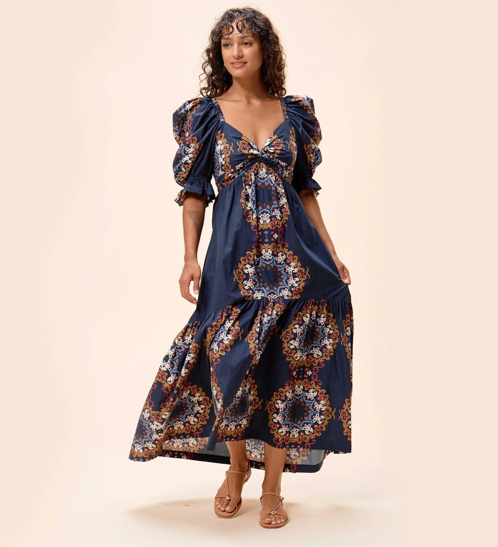 Jewel Ankle Dress Venezia Blue