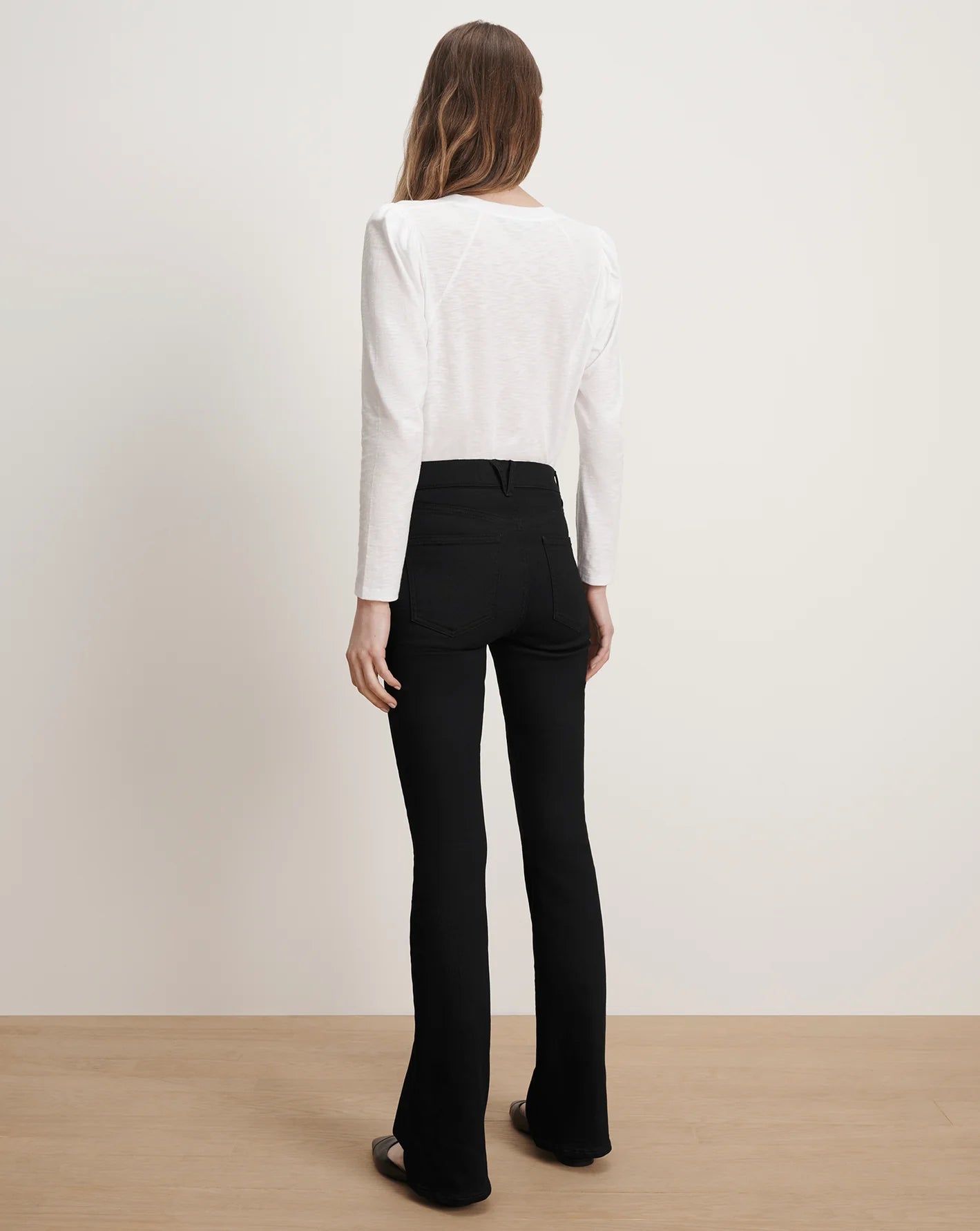 Beverly High Rise Skinny Flare Onyx