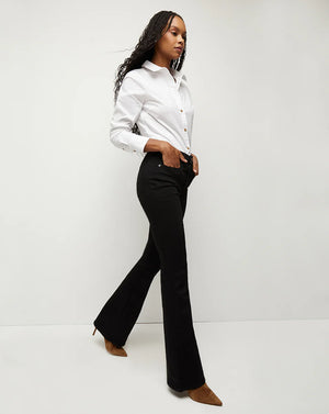 Beverly High Rise Skinny Flare Onyx