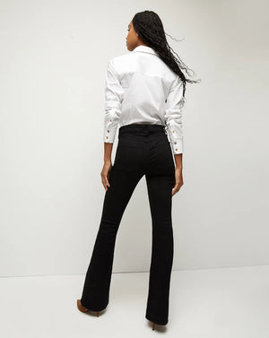 Beverly High Rise Skinny Flare Onyx