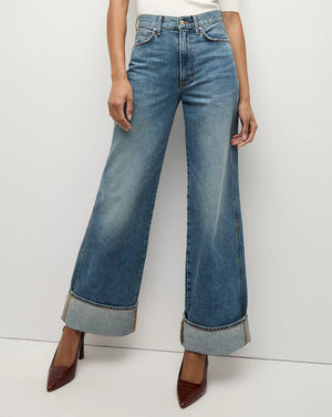 Taylor High Rise Wide Leg Rebel Stone