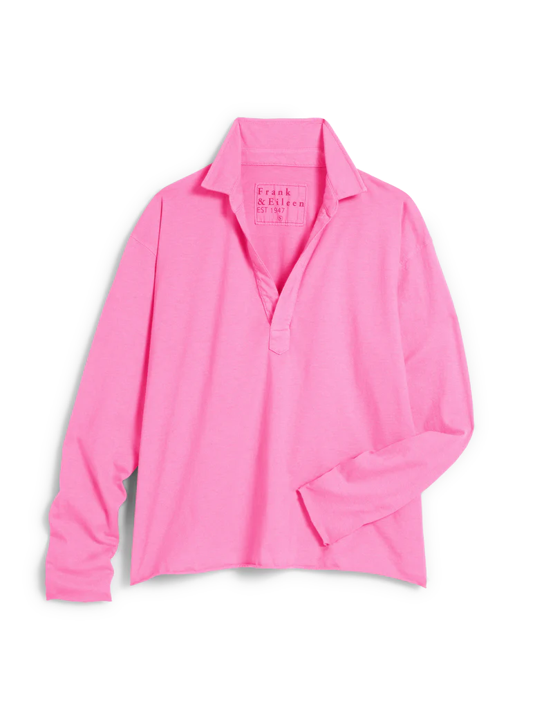 Patrick Popover Henley Pink Lemonade