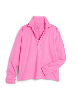 Patrick Popover Henley Pink Lemonade