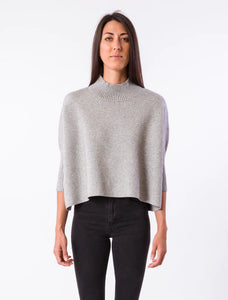 Aja Sweater - Heather Grey O/S