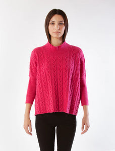 Aja Frenchie Sweater Super Pink