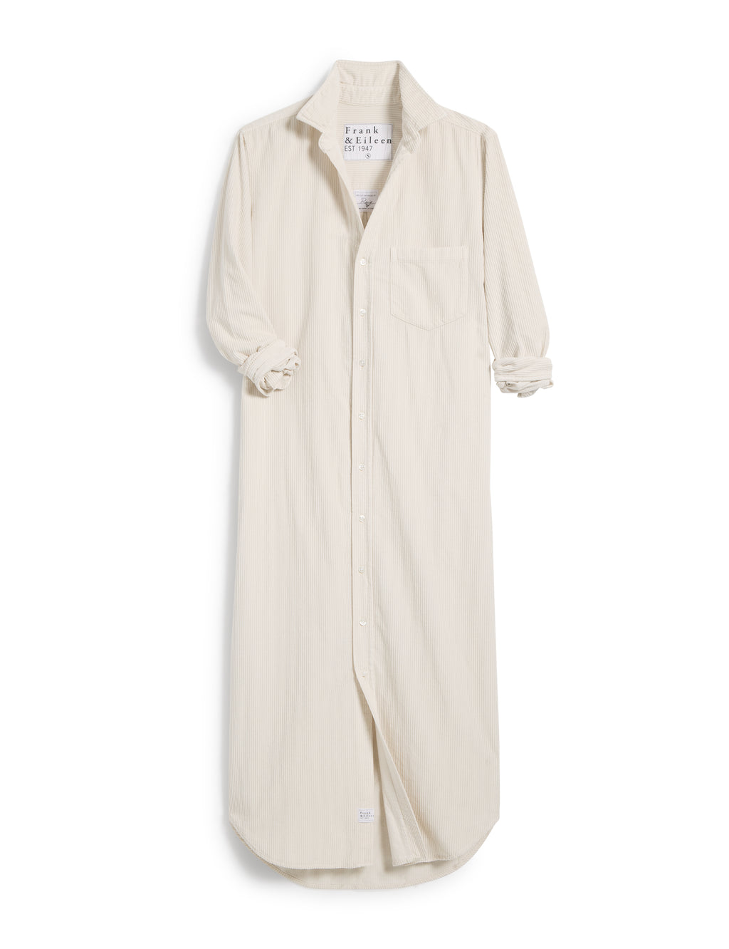 Rory Maxi Shirtdress Vintage White