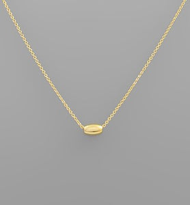 Small Gold Pendant Necklace
