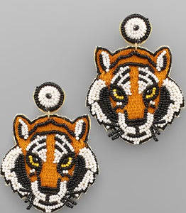 Tiger Bead Earring