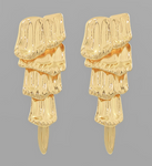 Gold Layer Drop Earrings