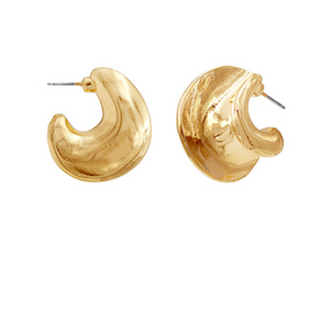 Contour Gold Hoops