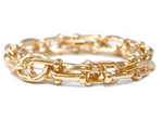 Gold U Link Bracelet