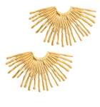 Sunburst Gold Earrings