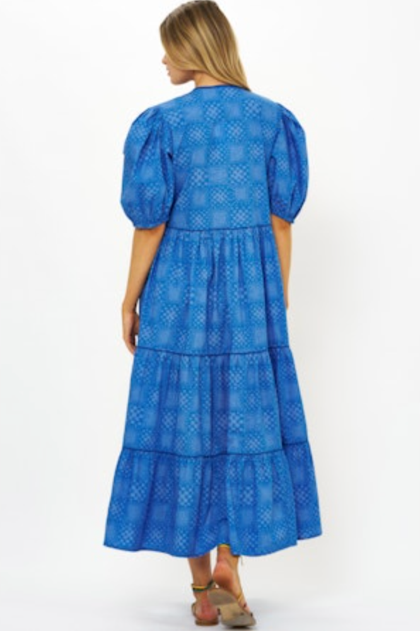 Puff Sleeve Maxi Matrix