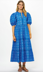 Puff Sleeve Maxi Matrix