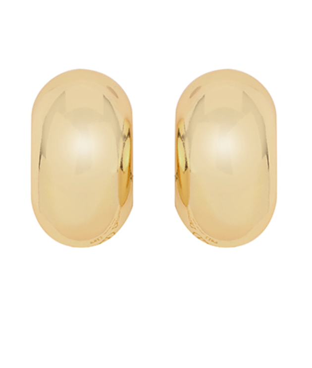 Gold Dome Earrings